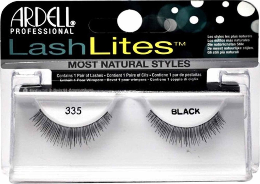 Накладные ресницы - Ardell Glamour Eyelashes Black 335 — фото N1