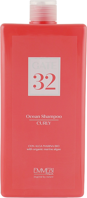 Шампунь для в’юнкого волосся - Emmebi Italia Gate 32 Wash Ocean Shampoo Curly — фото N3