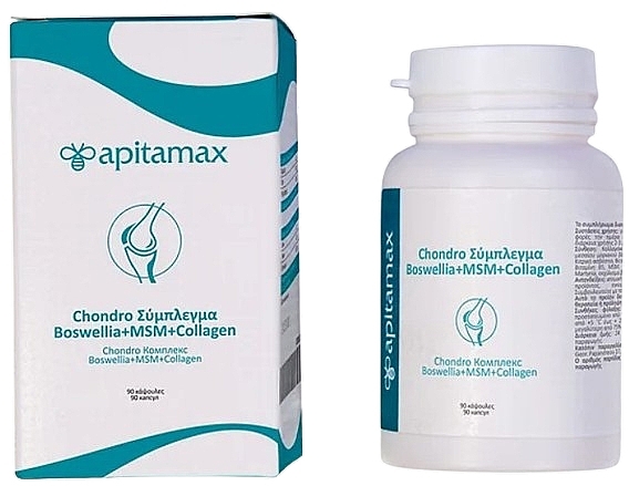 Диетическая добавка для поддержки суставов - Apitamax Boswellia+MSM+Collagen — фото N1