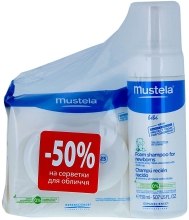 Духи, Парфюмерия, косметика Набор - Mustela Bebe (shm 150ml + wipes/25pcs)