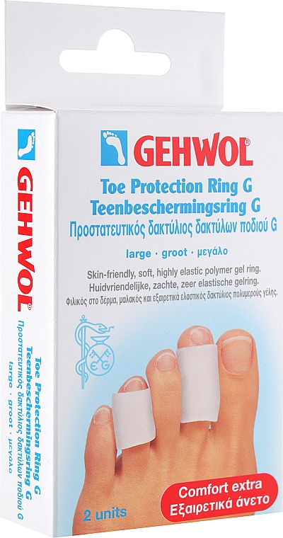 Гель-кільце Геволь G, велике, 36 мм - Gehwol Toe Protection Ring G — фото N1