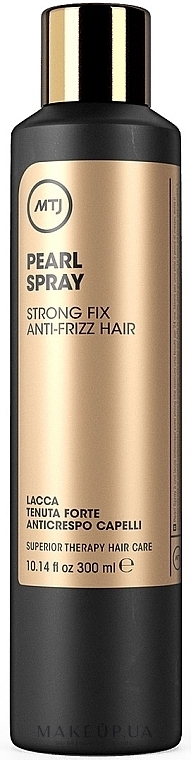 Лак сильной фиксации для волос которые пушатся - MTJ Cosmetics Pearl Spray — фото 300ml