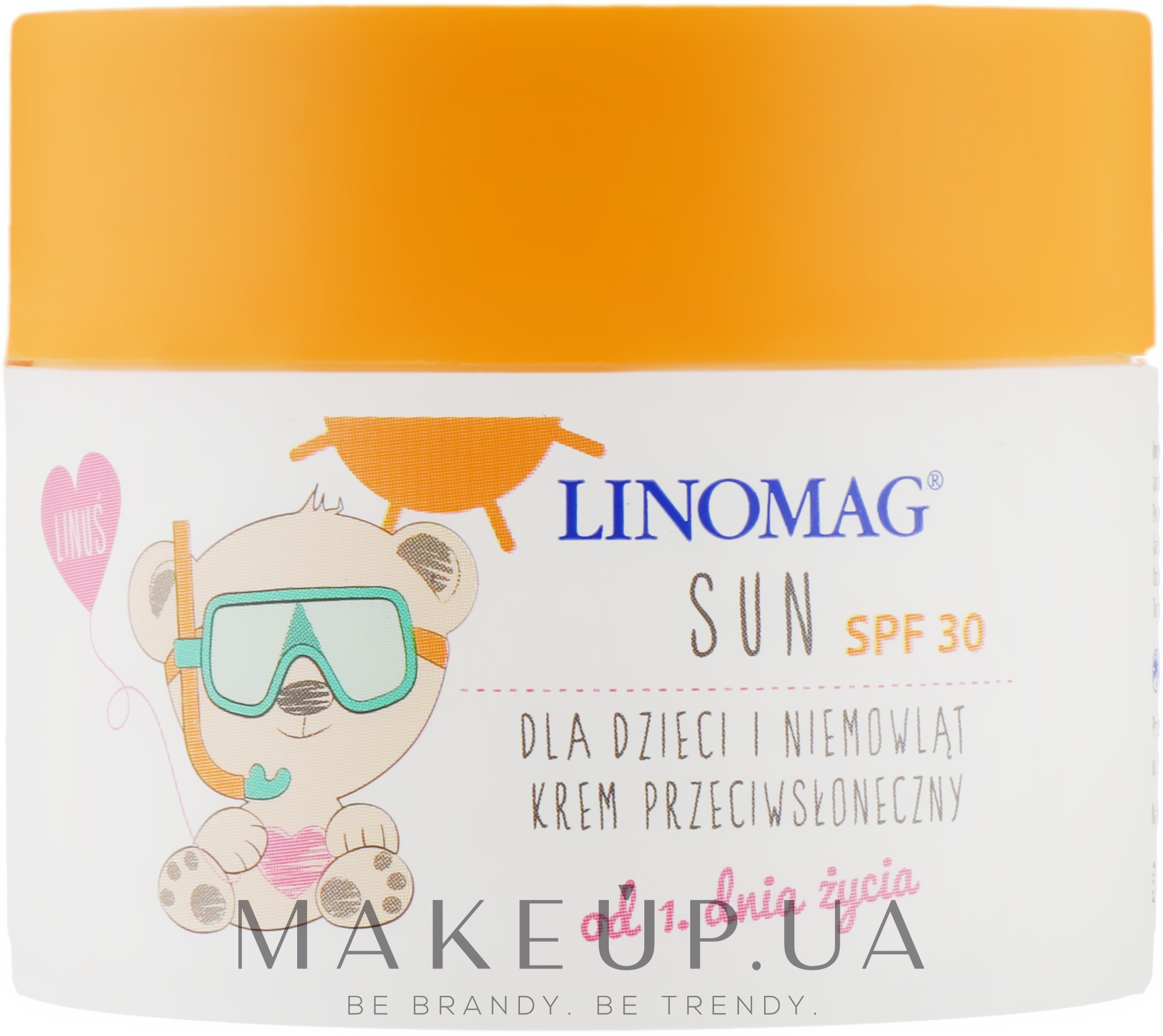 Сонцезахисний крем для дітей - Linomag Sun Cream SPF 30 — фото 50ml