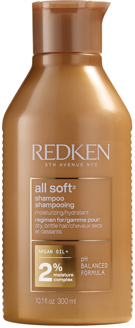 Смягчающий шампунь для волос - Redken All Soft Shampoo — фото 300ml