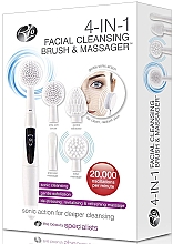 Щетка-массажер для лица 4 в 1 - Rio-Beauty 4-in-1 Facial Cleansing Brush & Massager — фото N3
