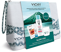 Парфумерія, косметика УЦІНКА! Комплексний набір-догляд - Vichy Slow Age (micel/water/100ml + gel/10ml + cr/15ml + sh/6ml) *