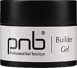 Однофазный моделирующий прозрачный гель - PNB Builder Gel Crystal Clear (мини) — фото N3