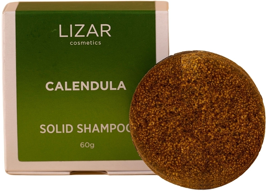 Твердый шампунь "Календула" - Lizar Solid Shampoo — фото N5