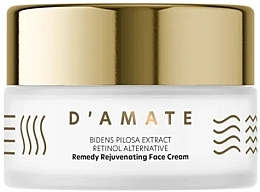 Парфумерія, косметика Омолоджувальний крем для обличчя - D'amate Remedy Rejuvenating Face Cream