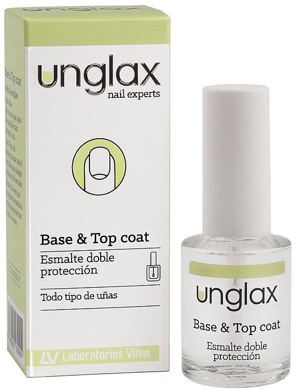 База и верхнее покрытие для ногтей - Unglax Base & Top Coat — фото N1