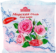 Парфумерія, косметика Морська сіль для ванн з піною "Троянда" - Желана