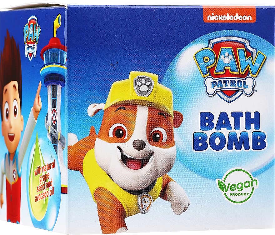 Бомбочка для ванн "Здоровань", грушка - Nickelodeon Paw Patrol — фото N1
