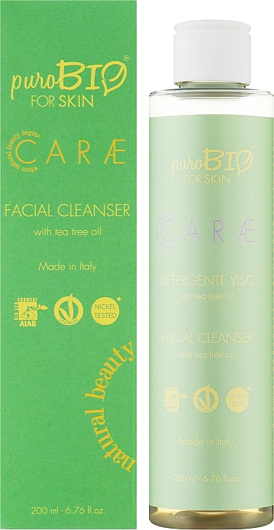 Очищающее средство для лица с маслом чайного дерева - PuroBio Cosmetics Facial Cleanser  — фото N2