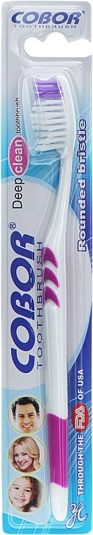 Зубна щітка, E-918, бузкова - Cobor Soft — фото N1