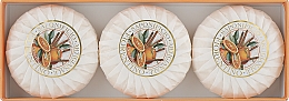 Набор натурального мыла "Апельсин и Корица" - Saponificio Artigianale Fiorentino Orange & Cinnamon — фото N2