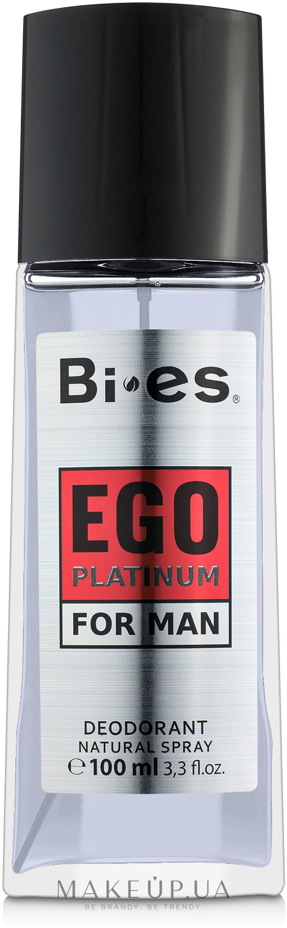 Bi-Es Ego Platinum - Парфюмированный дезодорант-спрей — фото 100ml