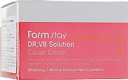 Крем для лица "Икра" от морщин с осветляющим действием - FarmStay DR.V8 Solution Caviar Cream — фото N2