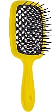 Парфумерія, косметика Щітка для волосся 72SP226, з чорними зубцями, жовта - Janeke SuperBrush Vented Brush Yellow