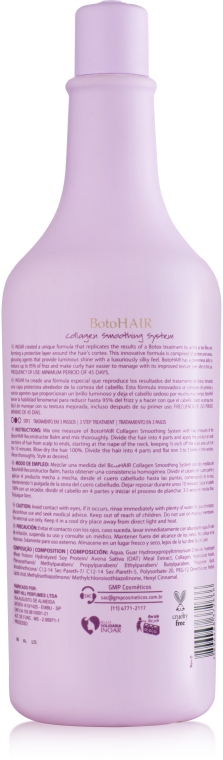 Набор "Ботокс для волос" - Inoar BotoHair (shmp/1000ml + collagen/1000ml + balm/1000ml) — фото N6