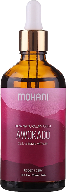 Натуральное масло "Авокадо" - Mohani Avocado Oil — фото N3
