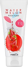 Парфумерія, косметика Пінка з содою для вмивання обличчя з екстрактом кавуна - MED B Watermelon Soda Foam