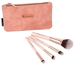 Набор кистей для макияжа в чехле, 5 шт. - Magic Studio Rose Gold Make-Up Brush Set — фото N2