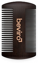 Щітка для бороди - Beviro Pear Wood Beard Comb — фото N1