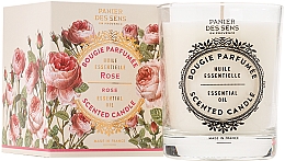 Парфумерія, косметика Ароматизована свічка "Троянда" - Panier Des Sens Rose Scented Candle
