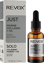 Сыворотка для лица с морским коллагеном и гиалуроновой кислотой - Revox B77 Just Marine Collagen + HA Algae Solution — фото N2