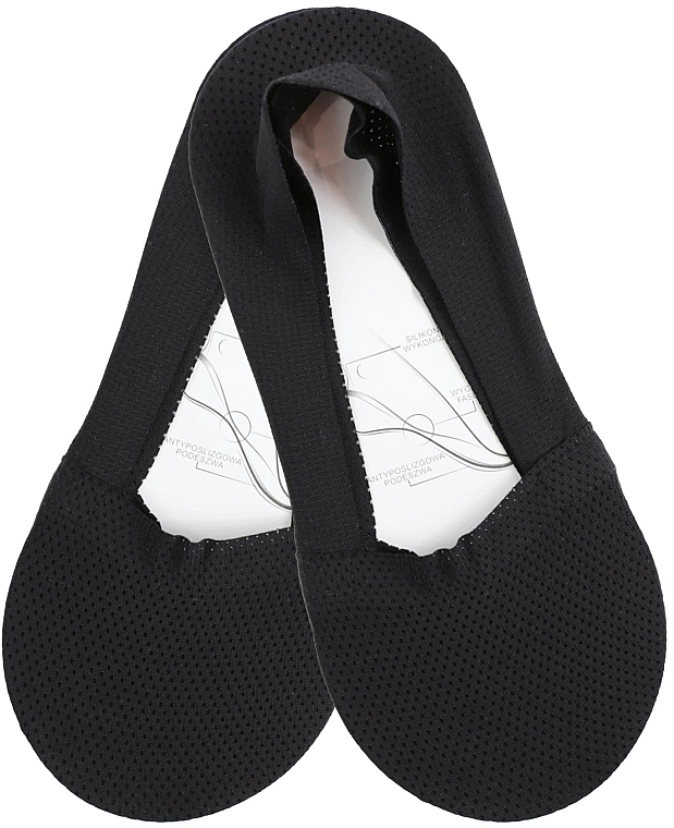 Носки-следы женские, черные, сеточка - Moraj — фото N1