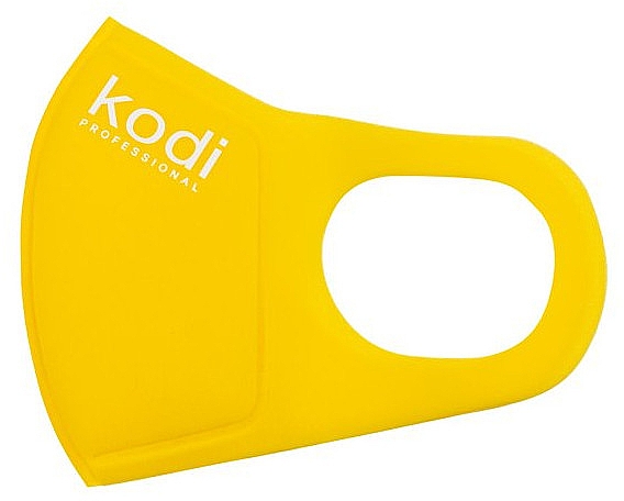 Двухслойная маска с логотипом "Kodi Professional", желтая - Kodi Professional — фото N1