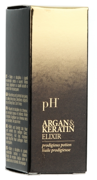 Эликсир для волос - pH Laboratories Argan&Keratin Elixir (пробник)