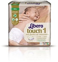 Дышащие детские подгузники Touch 1 (2-5 кг), 22 шт - Libero — фото N2