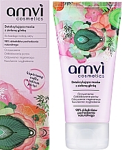 Детокс-маска для обличчя із зеленою глиною - Amvi Cosmetics — фото N1