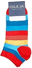 Шкарпетки "MSS-001" для чоловіків, red - Giulia — фото N1