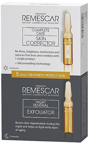 Набір - Remescar 5 Days Ideal Skin (ampoule/10х2ml) — фото N1