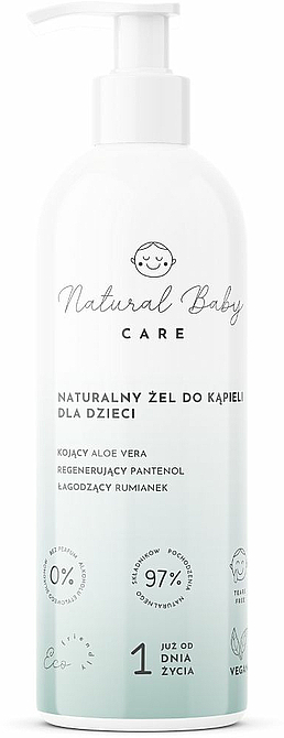 Натуральний гель для купання  - Natural Baby Care — фото N1