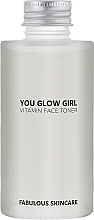 Парфумерія, косметика Вітамінний тонер для обличчя - Fabulous Skincare Vitamin Face Toner You Glow, Girl