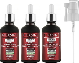 Растительная сыворотка от интенсивного выпадения волос для всех типов - Biota Bioxsine DermaGen Forte Herbal Serum For Intensive Hair Loss — фото N2