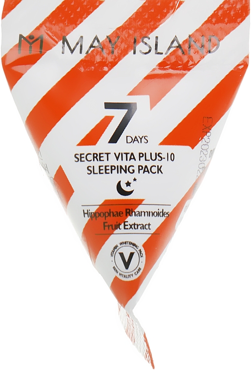 Нічна маска з фруктовими кислотами і вітамінами - May Island 7 Days Secret Vita Plus-10 Sleeping Pack — фото N2