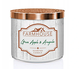 Kringle Candle Farmhouse Green Apple Arugula - Парфюмированная свеча — фото N1
