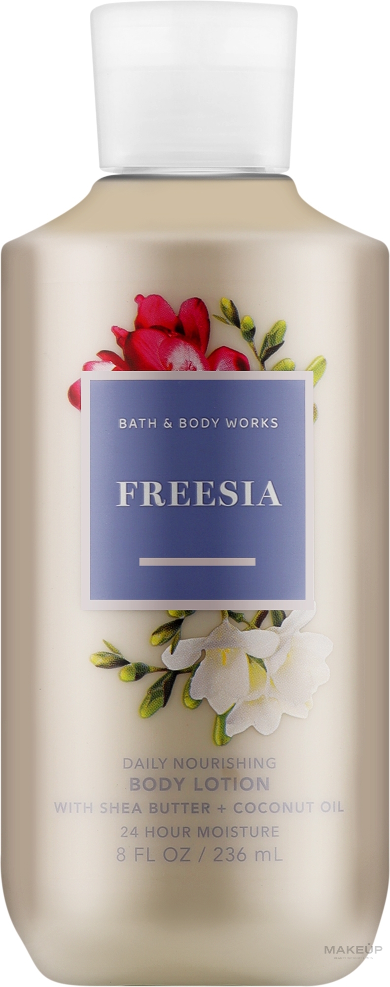 Лосьон для тела "Фрезия" - Bath and Body Works Freesia Daily Nourishing Body Lotion — фото 236ml