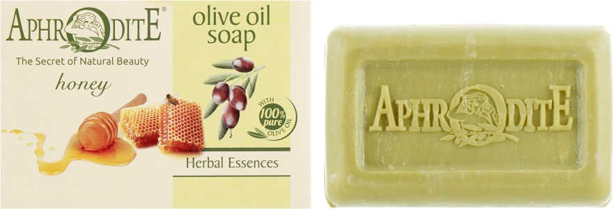Оливковое мыло с медом - Aphrodite Olive Oil Soap With Honey — фото N1