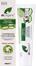 Зубная паста "Алоэ Вера" - Dr. Organic Aloe Vera Whitening Toothpaste — фото N2