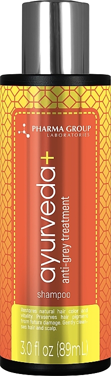 Шампунь для волосся "Ультразахист від сивини" - Pharma Group Laboratories Ayurveda +