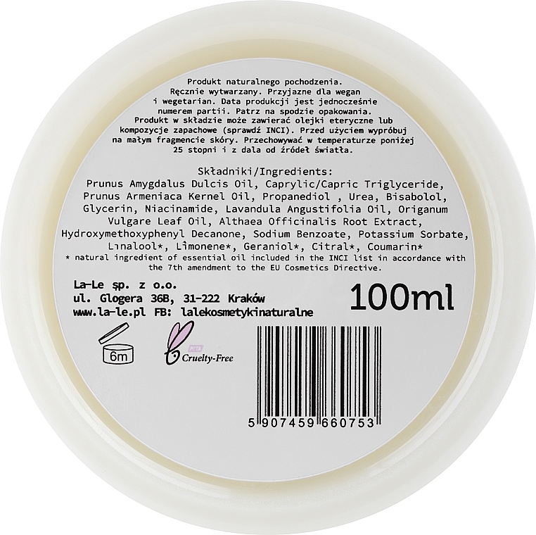 Крем для ніг з ланоліном і сечовиною 15% - La-Le Foot Cream — фото N2