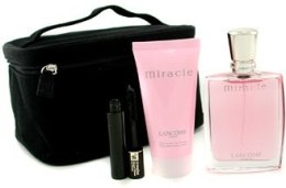 Парфумерія, косметика Lancome Miracle - Набір (edp/50ml + b/l/50ml + mascara/2ml + bag)