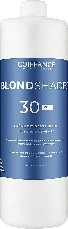 Окислювач - Coiffance Professionnel Blondshades 30 Vol Blue Cream Developer — фото N1