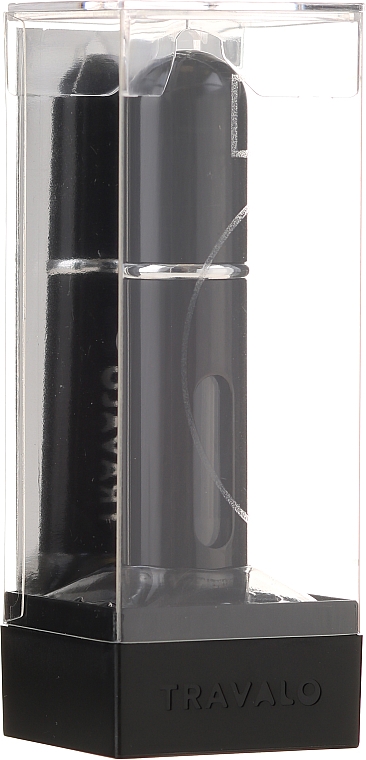 Атомайзер, черный - Travalo Classic HD Black Refillable Spray — фото N1