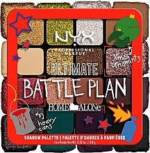 Палетка тіней для повік, 16 відтінків - NYX Professional Makeup Home Alone Ultimate Battle Plan Shadow Palette — фото N3